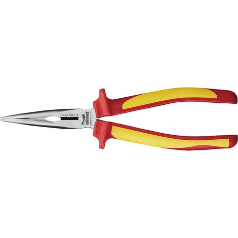 Alicate de Boca Semirredonda Curva Aislado 210mm TENGTOOLS