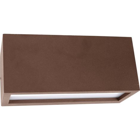 Applique led da parete mod. Vigo colore corten