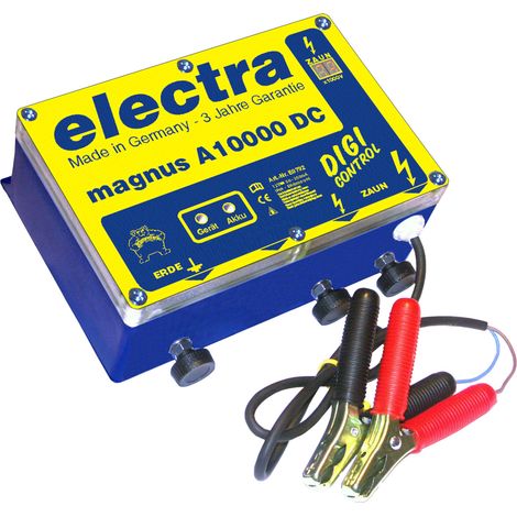Electra Elektrozaungerät magnus A10000DC - Hochleistungsgerät für den 12V-Betrieb