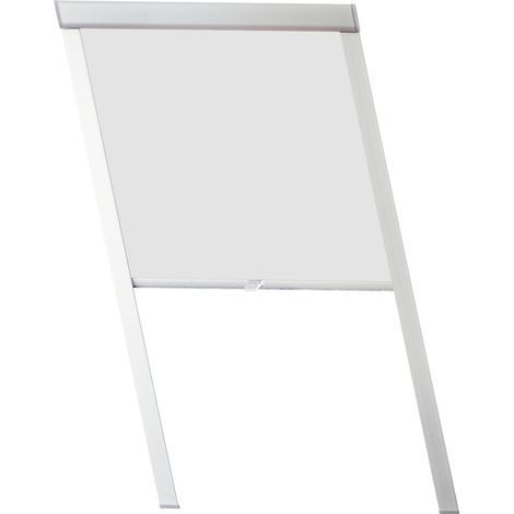 TolleTour Dachfensterrollo Verdunkelungsrollo Thermo Skylight Thermo Sonnenschutz Blickdicht Stoff - F06 Grau - für VELUX Dachfenster