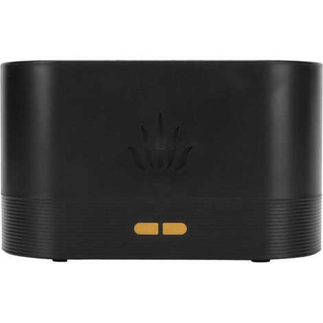 Diffuseur de Parfum Ultrasonique Silencieux USB, Humidificateur d'Ambiance Aromathérapie Huiles Essentielles pour Maison Bureau Voiture, Noir (1/5)
