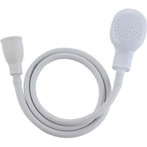 Spruzzatore in plastica per rubinetto miscelatore, spruzzatore universale per tubo flessibile del lavabo adattabile a rubinetti, spruzzatore per parrucchiere domestico, per il bagnetto dei bambini, pe (1/4)