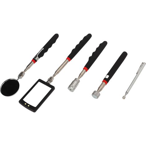 Teleskop-Haltewerkzeug, Magnetgreifer, runder Teleskop-Inspektionsspiegel, quadratische LED, 15 lb, 8 lb, 1,5 lb Stange (1/5)