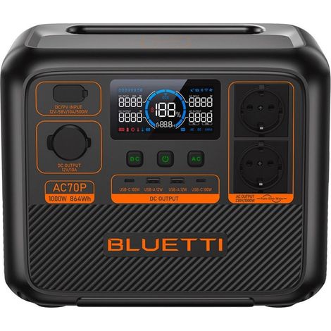 BLUETTI AC70P (1.000W)