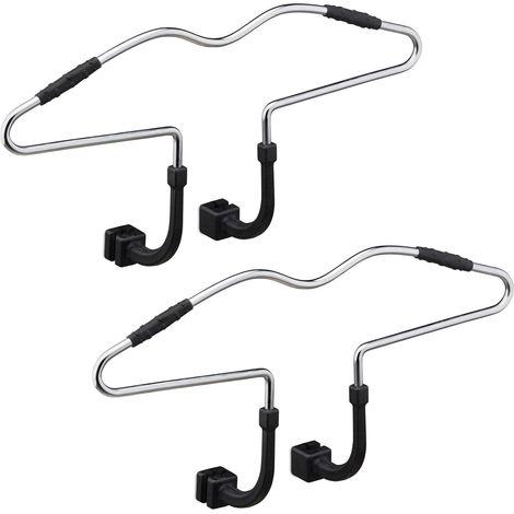 Ganci per poggiatesta auto, set da 2 pezzi, antipiega