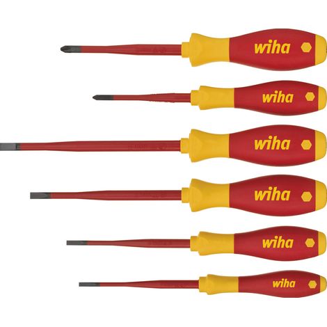 Wiha Set di giravite SoftFinish® electric slimFix A taglio, Phillips, 6 pz. (35389)
