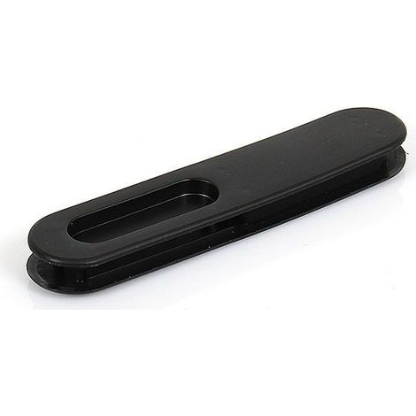 Poignée cuvette de tirage pour volet - Noir