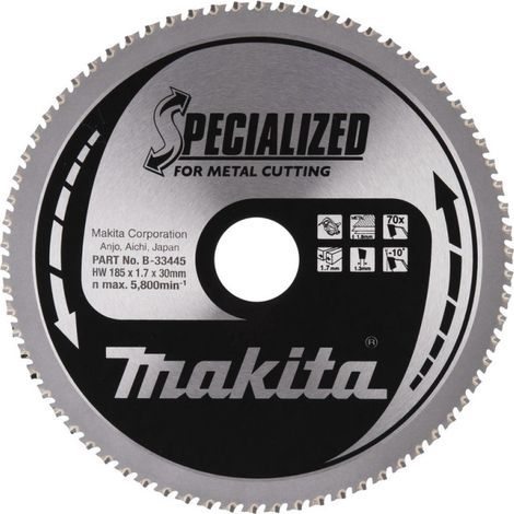 Makita SPECIALIZED Sägeblatt 185x30x70Z
