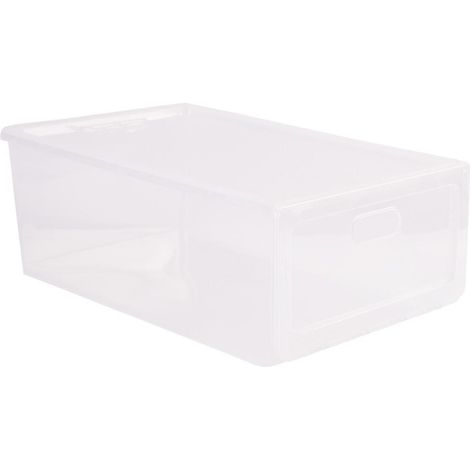 ZAPATERO APILABLE TRANSPARENTE 35.5 X 24.5 X13.5 CM (1/5)