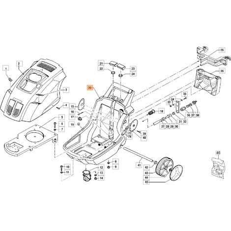 Tankrahmen Hochdruckreiniger Modelle PW300HC ORIGINAL EMAK CH32060283B