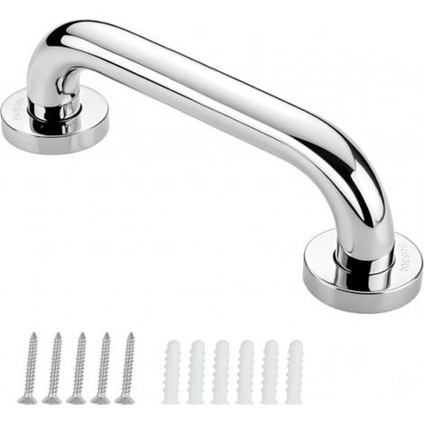 (30cm )Poignées d'appui pour personnes âgées, en acier inoxydable, poignée de baignoire, de salle de bain, pour montage mural, WC, salle de bain, antidérapante, poignée de sécurité (1/5)