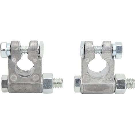 Lot de 2 connecteurs de batterie durables 12V/6V polyvalents pour véhicules, caravanes, poids lourds et navires (1/5)