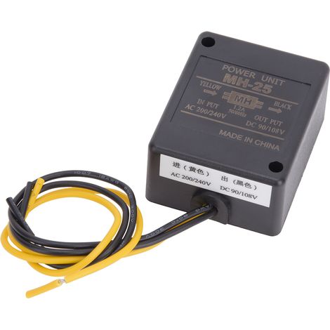 Spacnana Motorbremsgleichrichter, AC 200V 240V Eingang, DC 90V 108V Ausgang, 1,2A elektrische Einheit, mit praktischer Verdrahtungsstruktur für die Industrie.