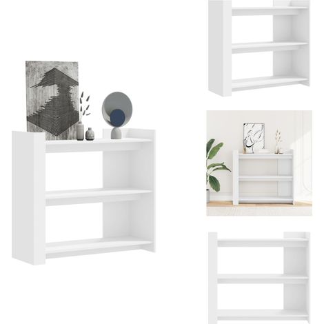 Konsolentisch Weiß 100x35x90 cm Holzwerkstoff - Konsolentisch - Wohnzimmermöbel - Sideboard - Holzwerkstoff Tisch - Weißer Couchtisch (1/5)