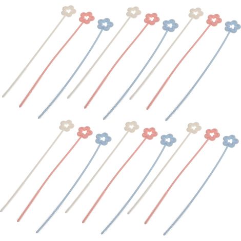 30pièces Brosse De Nettoyage à Long Manche Pour Tuyaux Pailles Et Biberons (1/5)