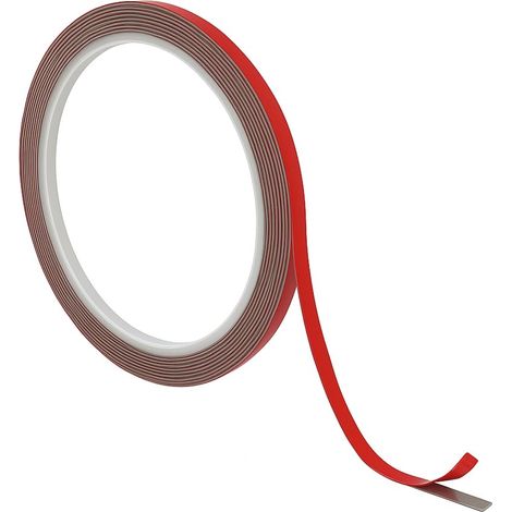 3 m x 5 mm Double Sided Adhesive Tape, Extra Strong Double Sided Tape, Powerful and Waterproof Double Sided Tape for Decoration, LED Strip, DIY, Durable Bonding on All Surfaces (1/5)