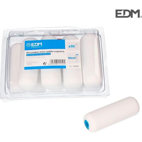 EDM-Nachfüllset - Mini-Schwammrolle - 110mm - 10Stk - 24152