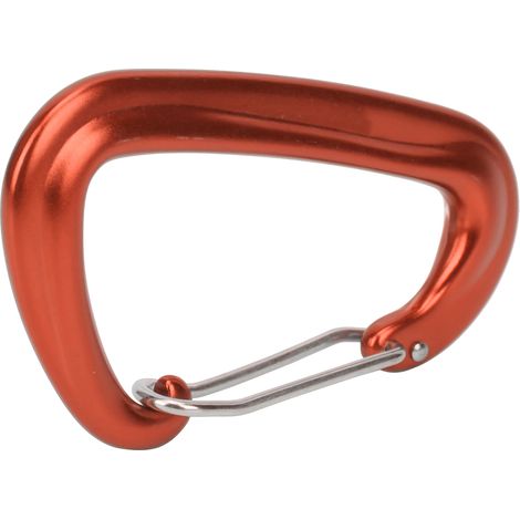 Multifunktionale Outdoor-Karabiner, Camping-Schnalle, Aluminium-Hakenclip für Hängematten, SwingOrange (1/5)