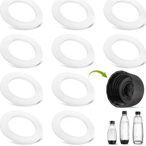 Guarnizione di ricambio per il tappo del Sodastream - Guarnizione adatta a vari tappi per bottiglie Sodastream, kit di guarnizioni per una migliore manutenzione del tuo apparecchio Sodastream, facile (1/5)