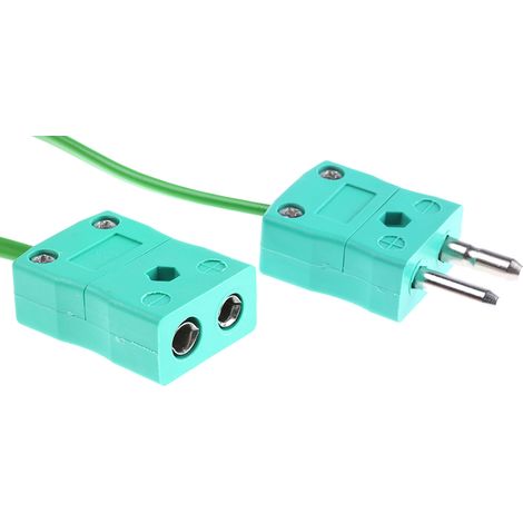 Cordons prolongateurs et thermocouples type K RS PRO, 10m, temp. max. +220°C, gaine PVC ( Prix pour 1 )