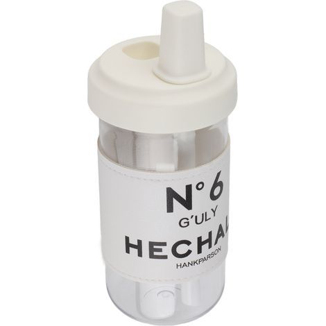 Gourde avec paille, tasse de voyage mignonne avec couvercle amovible, gobelet réutilisable en plastique, sûr et sain, résistant à la chaleur, housse N6, 500 ml (1/5)