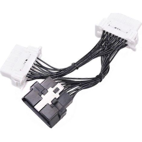 15 Cm Obd2 J1962 Y 16 Pin Splitter Extension Auto Car Extension Cable Adapter