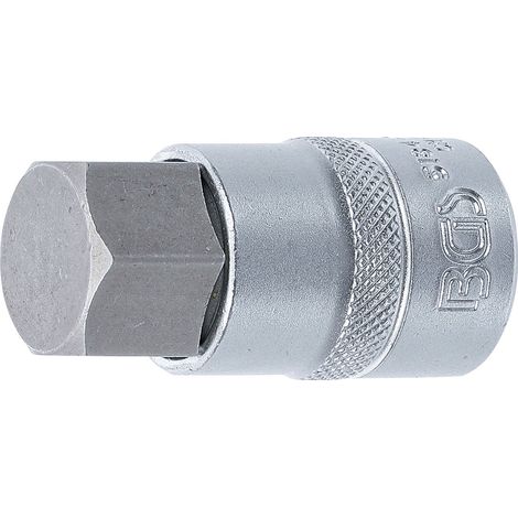 BGS Bit-Einsatz Antrieb Innenvierkant 12,5 mm (1/2") Innensechskant 22 mm - 5184-H22