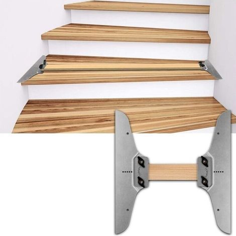 Outil de mesure de marches d'escalier, longueur réglable, dimensions de l'étagère : 30" à 49".