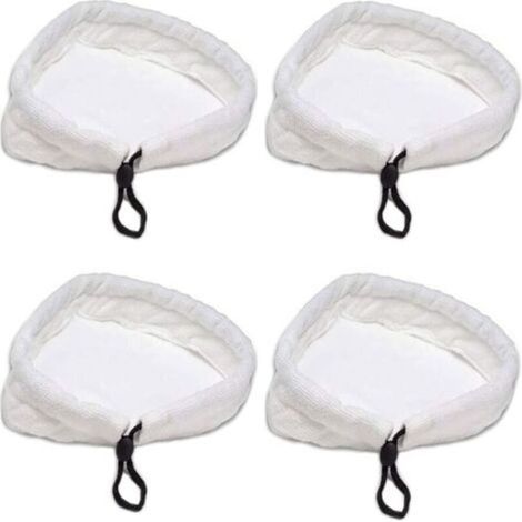 4 pièces chiffons de remplacement pour vadrouille à vapeur, tampons en tissu en microfibre, lingettes de sol triangulaires en microfibre, adaptées aux vadrouilles à vapeur, nettoyage de la maison, usa (1/4)