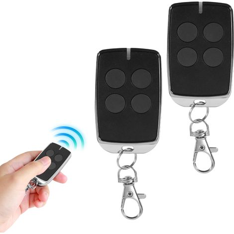 Randaco 2 telecomandi Keypop 433,92 MHz - Alta resistenza - Per motori di cancelli e/o porte da garage Cancello scorrevole Azionamento cancello