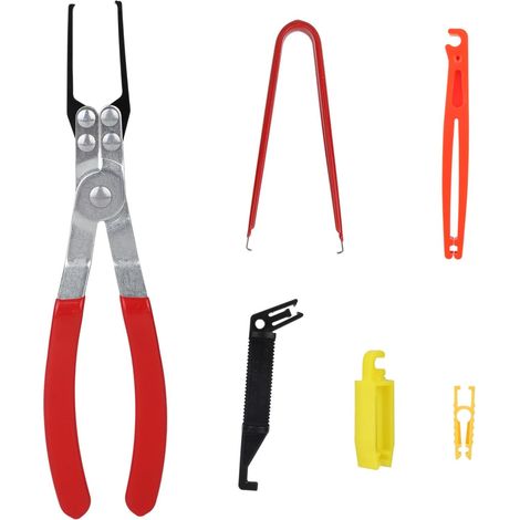 Ensemble de 6 Outils Démontage Relais et de Fusibles, Pince d'Extraction Relais et Fusibles pour Automobile Pince Déconnexion Électrique pour Voiture Moto Camion (1/5)