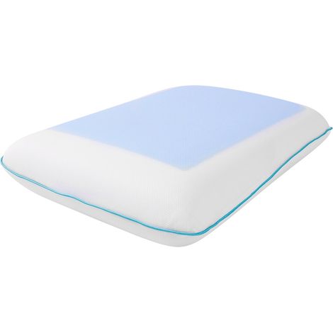 Oreiller Cervical Gel Memory Mousse Frais - Coussin Respirant Repos Soin Nuque (1/5)