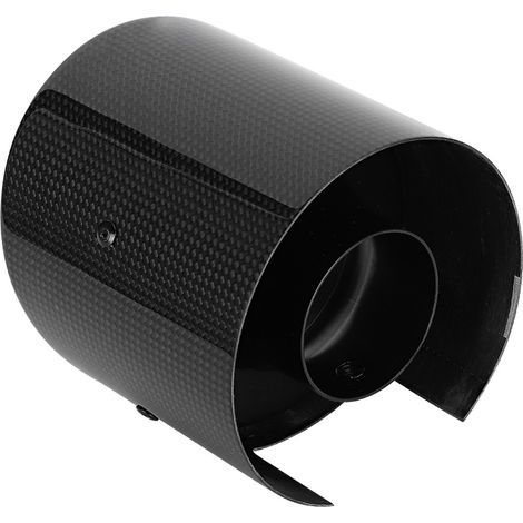 Embout de pot d'échappement en fibre de carbone 54-114 mm, compatible Suzuki New Swift Sports 2018-2020, noir, serti brillant (1/5)
