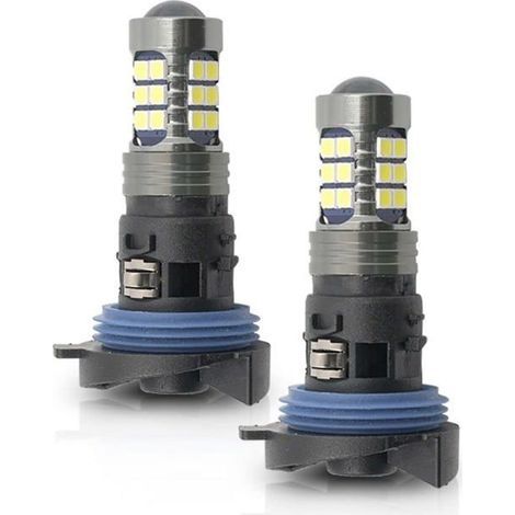 2 Stück HP24W LED-Tagfahrlichtlampen mit Sockel, DRL-Tagfahrlichtlampen für Peugeot 3008 5008 2009-2016 Citroën C5 (1/5)