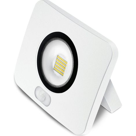 Proyector LED MATEL blanco IP65 sensor 10W fría (1/2)