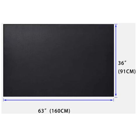 Tapis de gril, protection de sol, base antidérapante, lavable, 160 x 91 cm, anthracite (1/5)