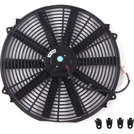 Ventilateur électrique universel mince 16 pouces 24V 120W Pousser/Tirer - Pour radiateur voiture, camion, RV (1/5)