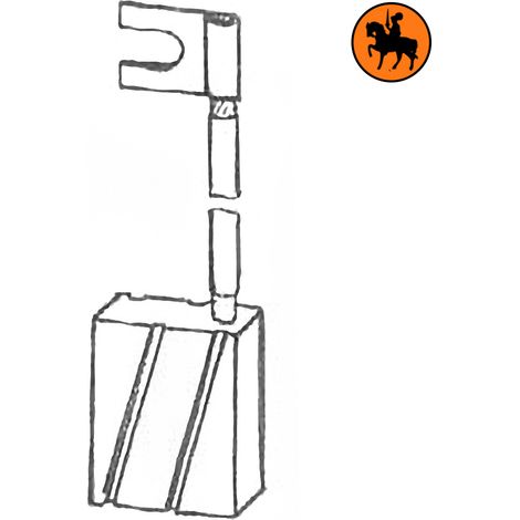 Ensemble de 4 balais de charbon STILL 344640 10x16x25mm