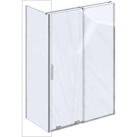 Ravak Roll - Duschwand 100x195 cm, Chrom/Klarglas X90VA0C00Z1 (1/3)
