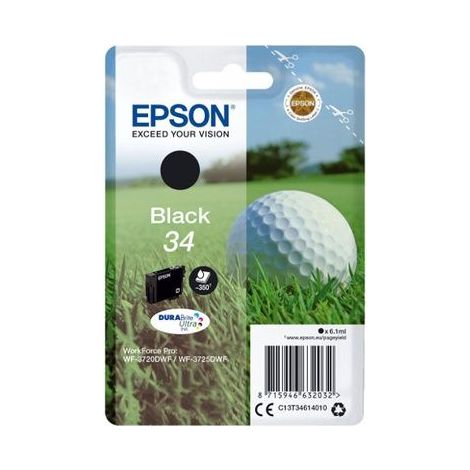 Epson Golf ball Singlepack Black 34 DURABrite Ultra Ink (1/5)