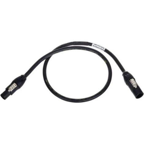 Neutrik 1027564 Strom Anschlusskabel  Schwarz 1 m