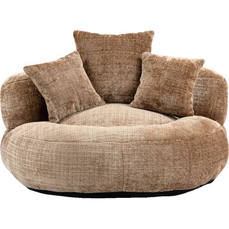 Canapé Paresseux, Confort Durable, Design Polyvalent, Café, Un siège-c (1/2)