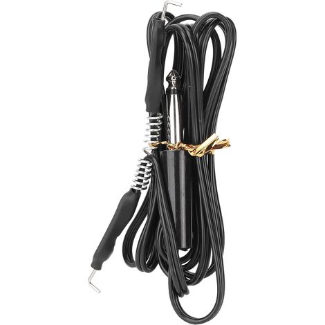 Clip de ressort en silicone noir pour machine à tatouer, câble portable et accessoires de ligne de crochet (1/5)