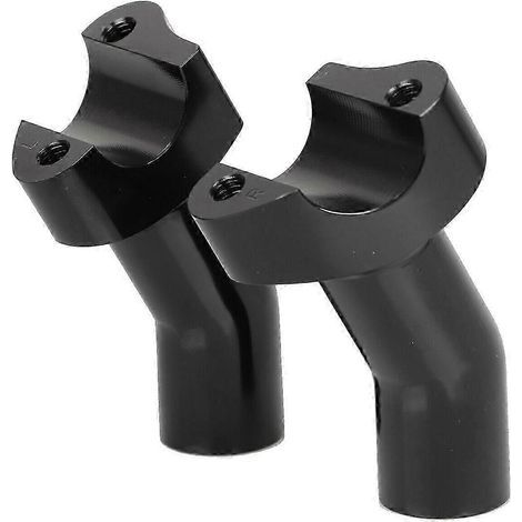 Rehausseurs de guidon de 8,9 cm (3,5 pouces) de haut pour Harley Softail Dyna Sportster Touring, en aluminium. (1/5)