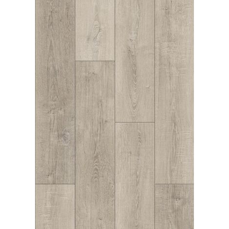 Mexen Parker échantillon de panneaux en vinyle 1240 x 182 mm SPC 6,5 mm, sous-couche IXPE 1,5 mm, 4 V-Fuge, Chêne - F1015-S (1/3)
