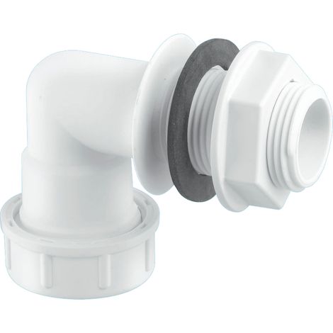 McAlpine R5M 19/23mm Universal Bent Overflow Tank Connector (1/4)