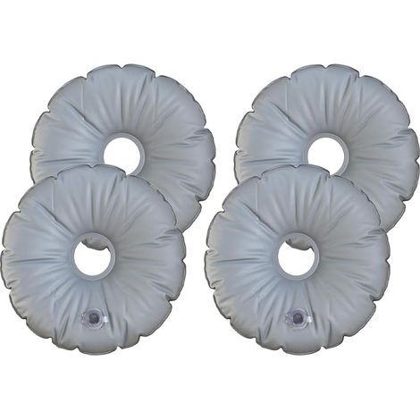 4 Pièces Poids de Base de Parapluie Rond, Sac De Poids De Base De Drapeau, Sac de Poids de Parapluie Pliable Portable, Sac de Poids d'eau, pour Extérieur, Balcon, Plage (1/5)