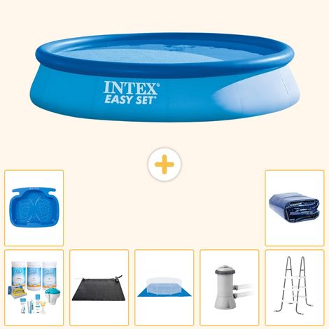 Intex Piscine Easy Set Ronde - 396x84 cm - 8-pièces S20184 (1/5)