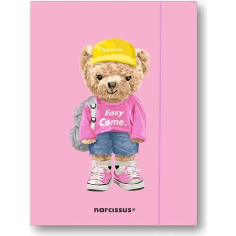 A4+ Ordner mit Gummiband Teddies&Teddy Bear Urszula