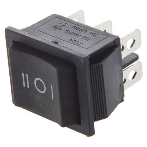 INTERRUTTORE COMMUTATORE TERMINALE 3 POSIZIONI A BILANCIERE 12V 220 V (34737) (1/2)